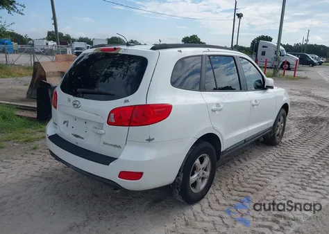 2008 Hyundai Santa Fe Gls z USA, uszkodzony, nr VIN 5NMSG13D78H209594